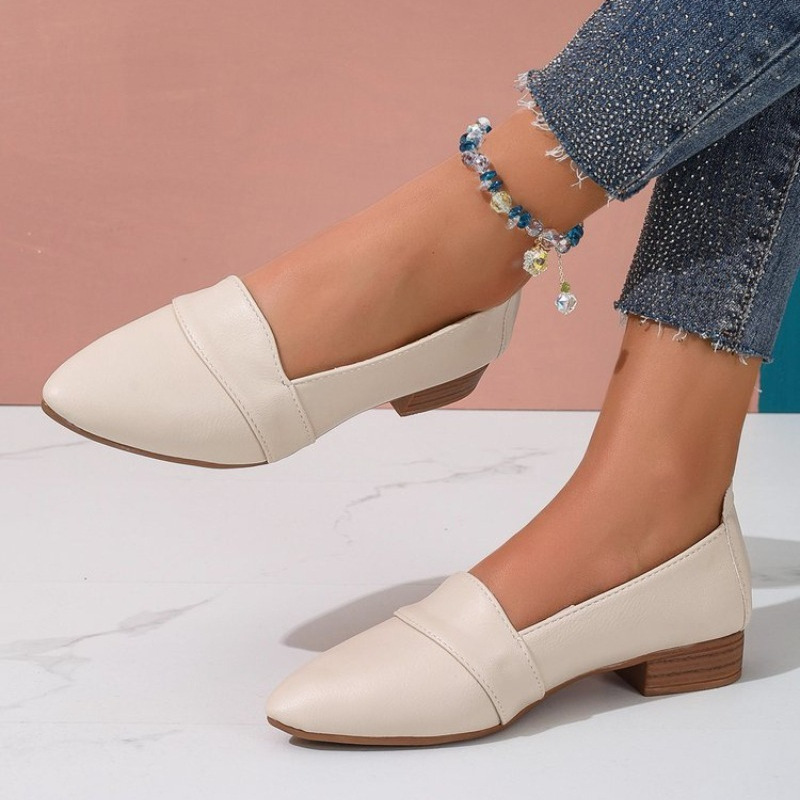 Heels - Chaussures plates à enfiler pour femmes,