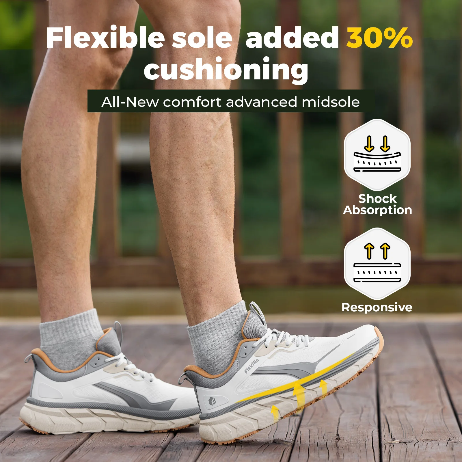 Chaussures de sport pour homme - Wide Toe Box Running Sneakers avis et prix